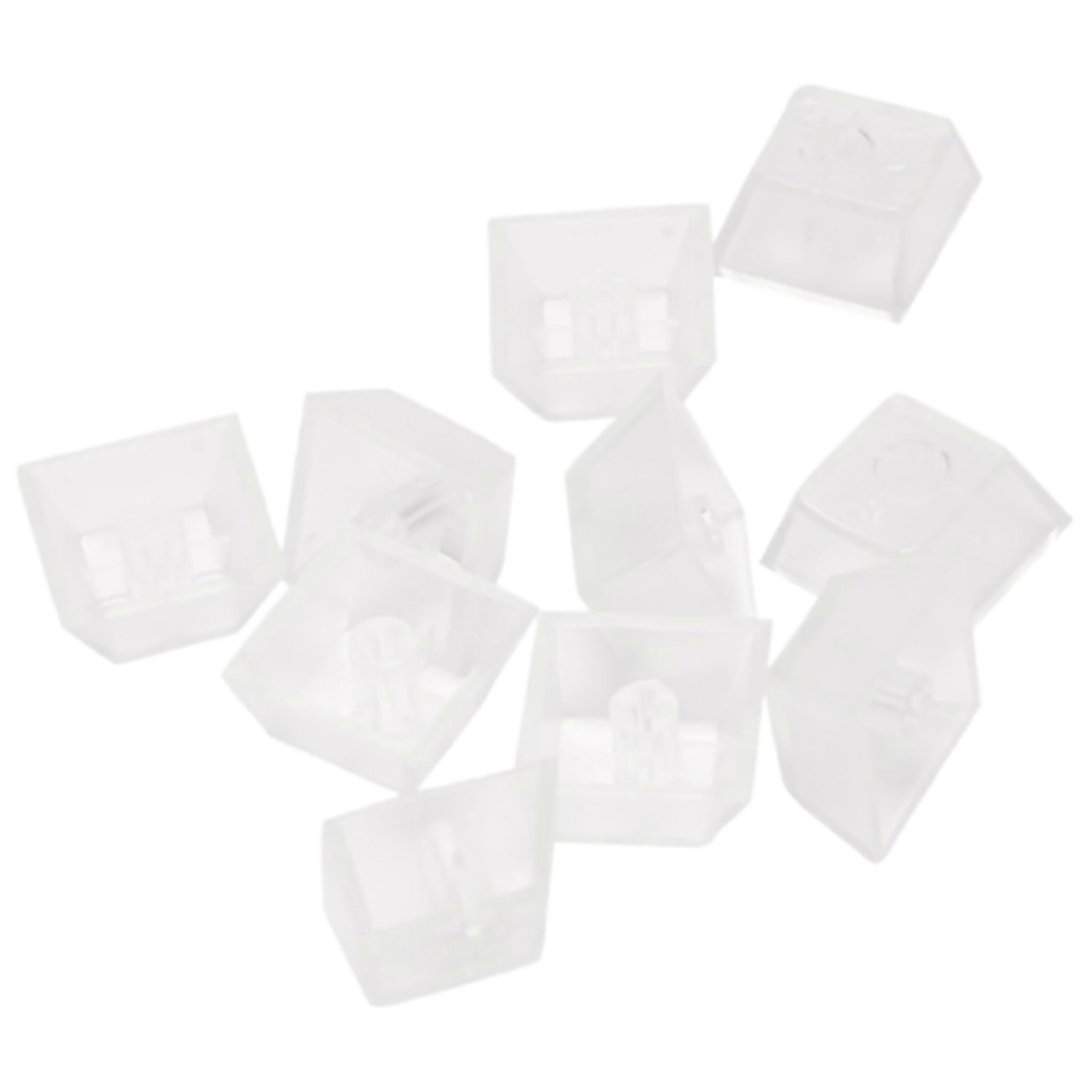 For 10pcs Transparent Abs Mechanical Keyboard Matte Backlit Keycaps M5tb