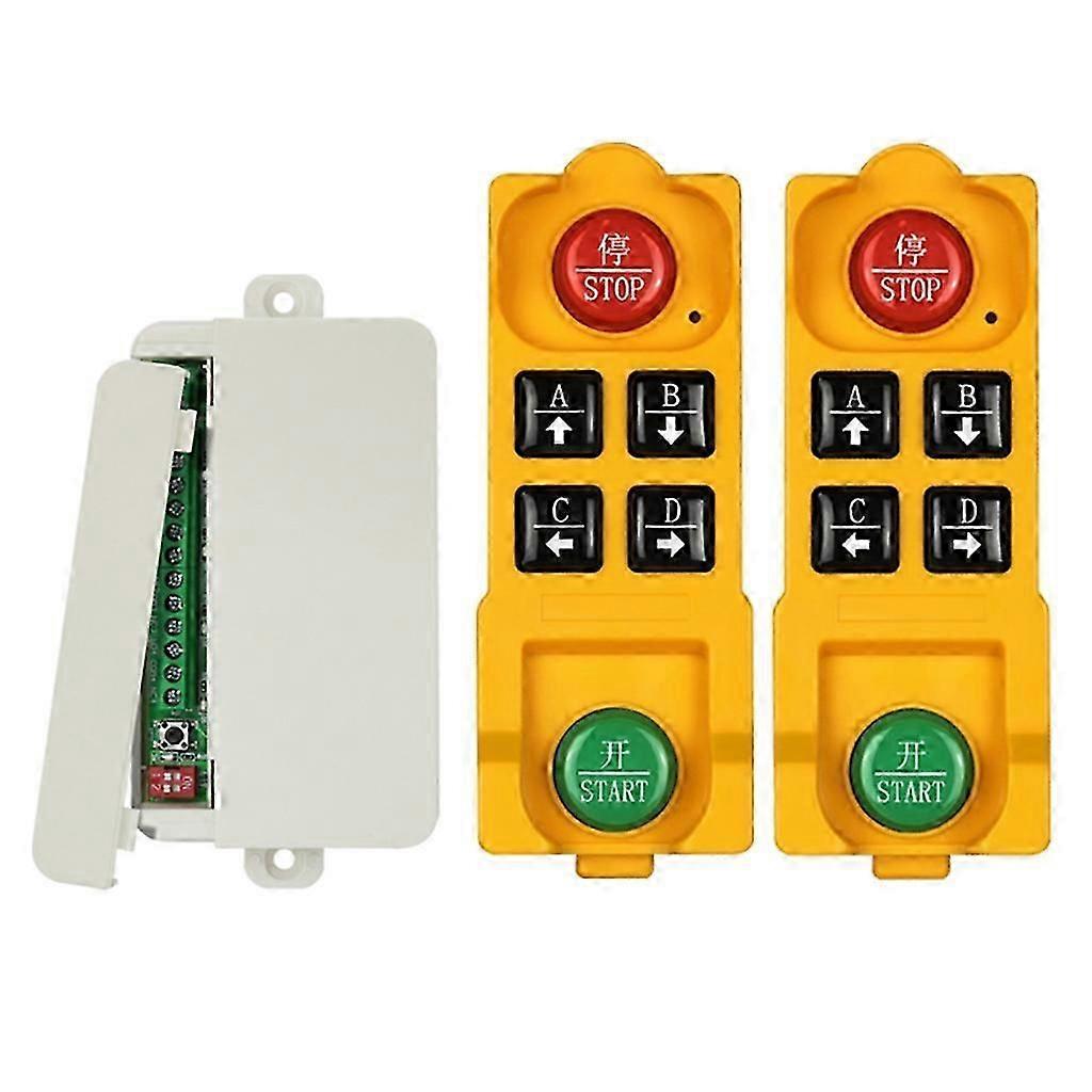 6-Channel 220V Wireless Learning Remote Control Switch Receiver Module for UK Homes