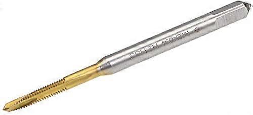 Gewindebohrer XYWHPGV M2 X 0.4 Spiral Point Thread Tap, 3-Flute HSS 6542 Titanium Coated, Round Shank With Square End