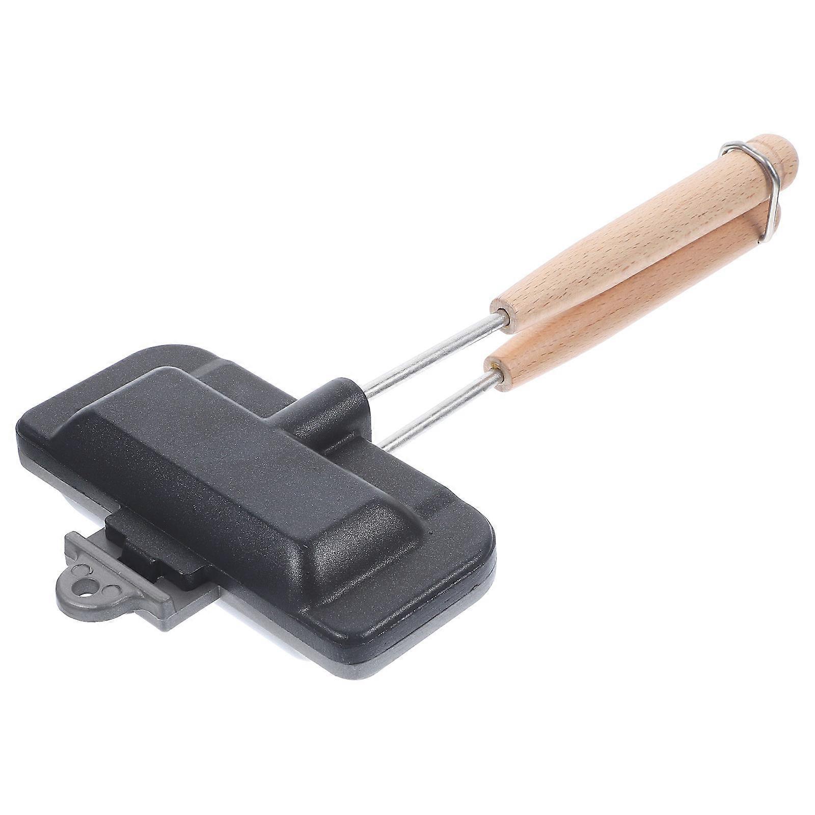 Non Stick Sandwich Frying Pan with Removable Double Sides for Kitchen Use Multi Color 9 5 Inches