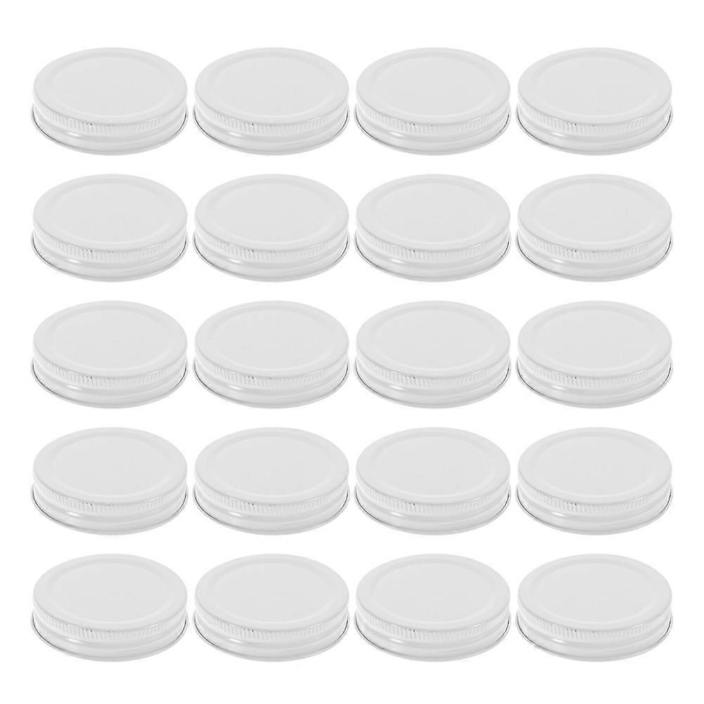 Reusable Jar Covers Tinplate Canning Lids For Home Users 70Mm Preventing Dust 30Pcs