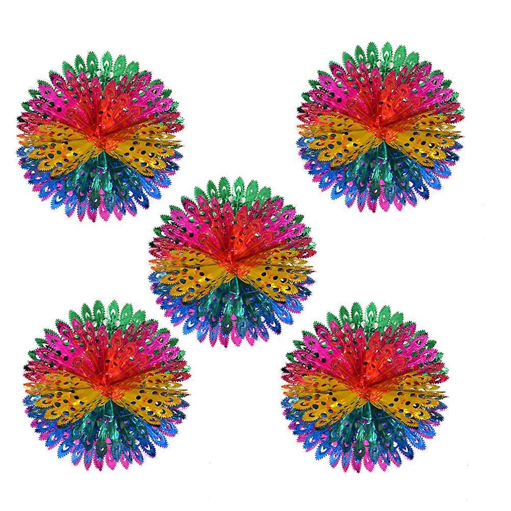Beautiful Garland Ball for Christmas Decoration Reusable and Easy to Store Soft Light Material Multi Color 43x43cm