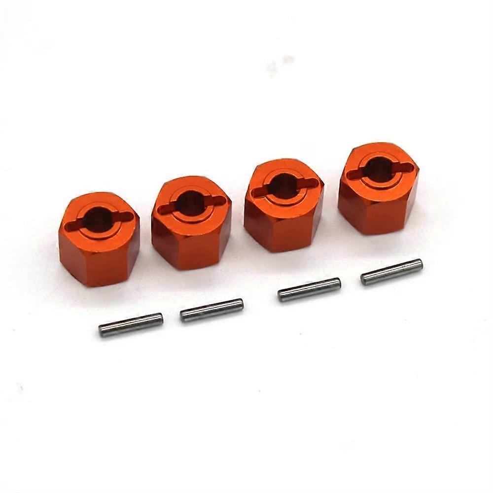 ZD Racing DBX-10 1/10 Remote Control Vehicle Metal Fitting 12mm Hex Connector Replacement Accessories Orange