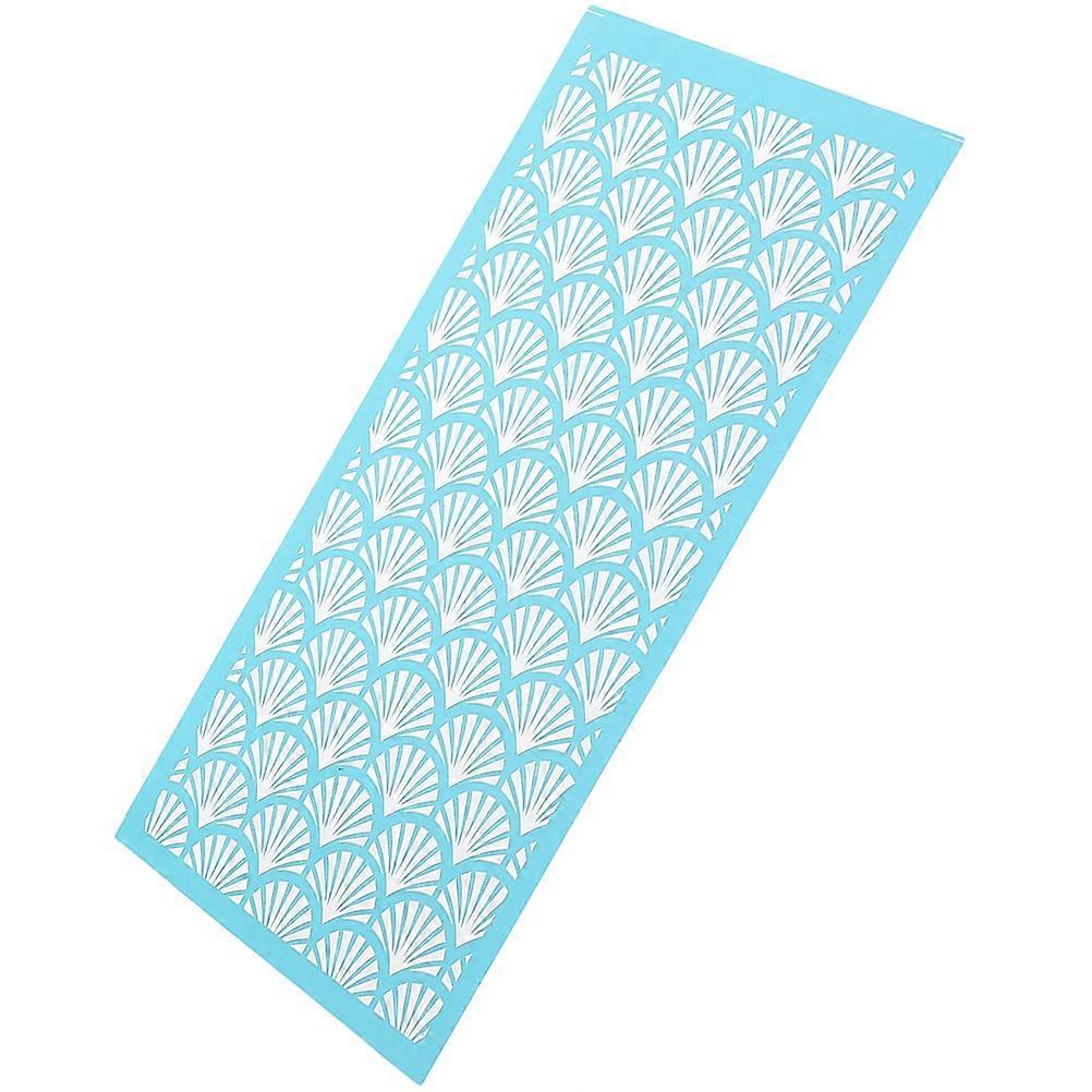 Modèles d’argile à modeler 1 ensemble de pochoirs de sérigraphie pour les artistes Couleur assortie pour la décoration du verre