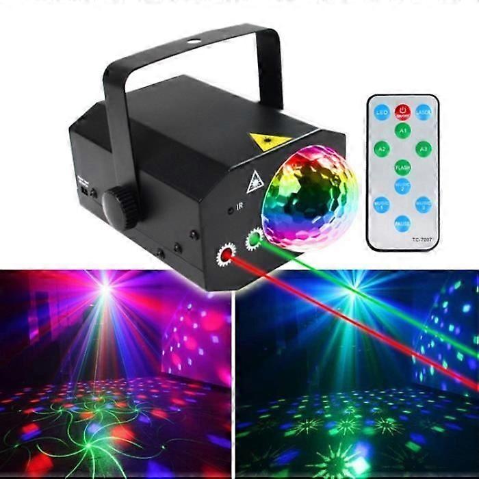 Laser Light Stage Projector DJ Disco LED L16 Two-in-one 16 Images Crystal Small Magic Ball