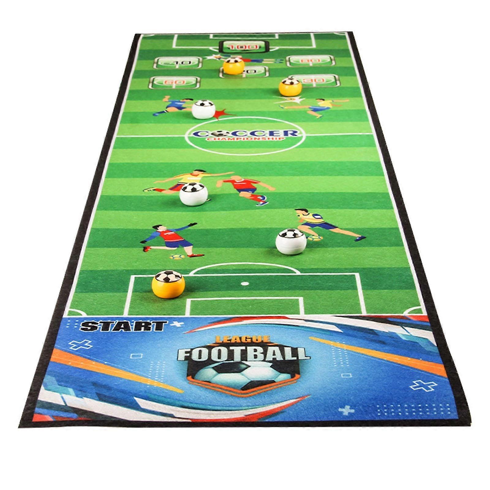 Curling Game Table Mat 100 x 200 cm For Indoor Family Use - Adults And Kids