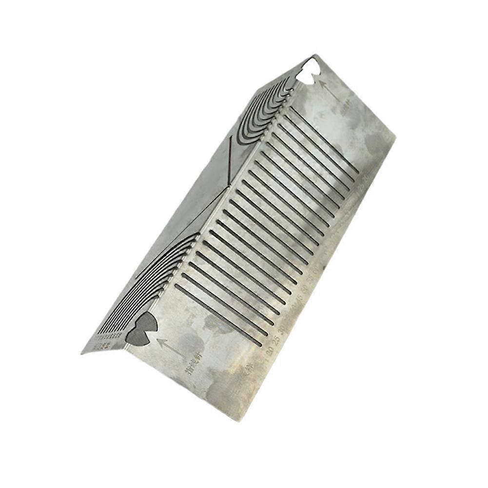 Stainless Steel Metal Marking Tool Multi-Function Bending Ruler For Perfect 90-Degree Angles And Smooth Arcs