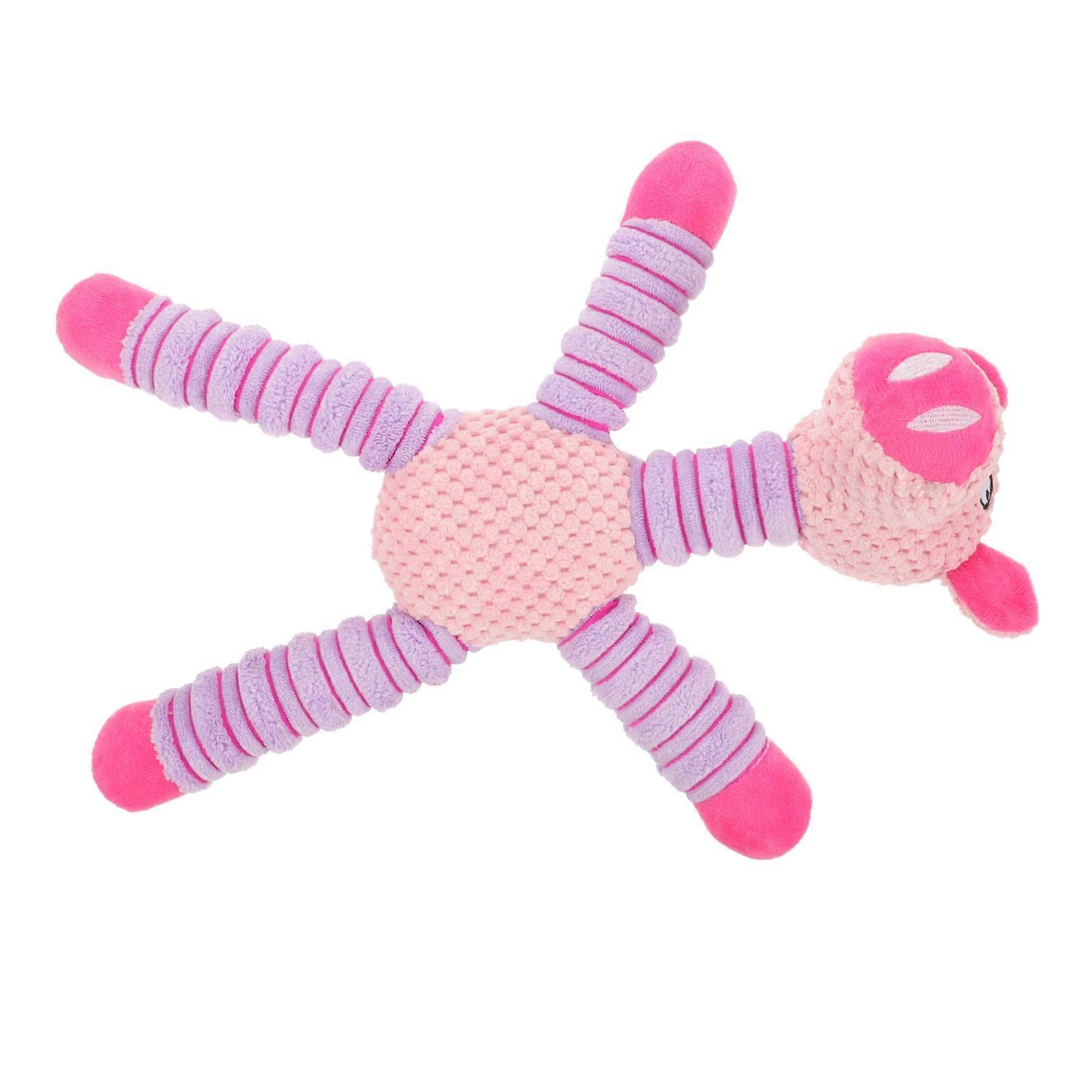 Dog Teething Toy Plush Chew Toy for Puppies - Cartoon Style, Soft Material, Ideal for Small Dogs, Pet Supplies