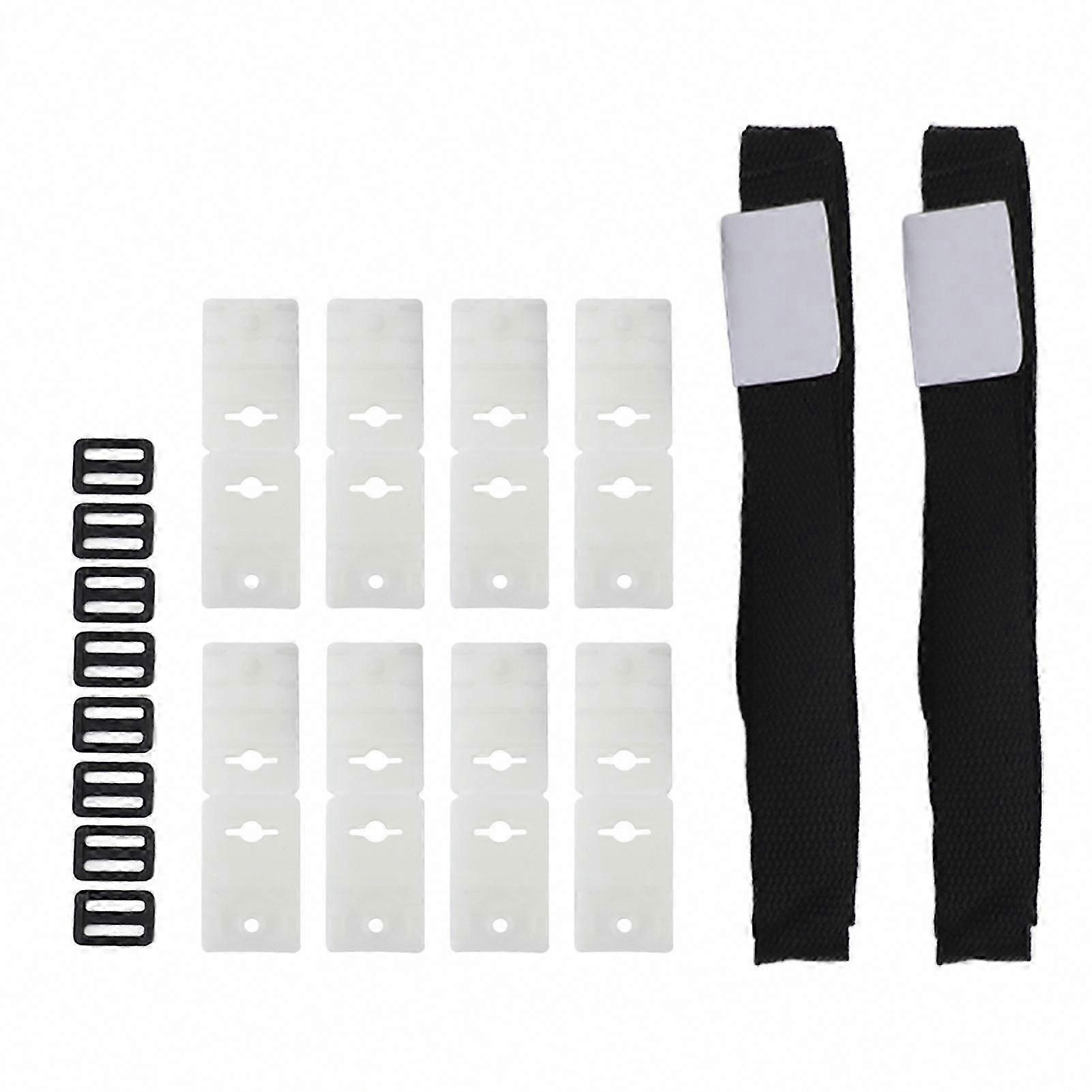 Adjustable Pool Cover Reel Strap Kit for Solar Blanket Roller Attachment in Swimming Pools