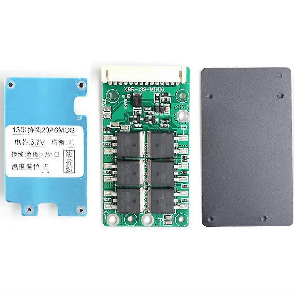 BMS 13S 48V Lithium 18650 Balancer Charging Board 20A for E-Scooter with Common and Separate Connection Options