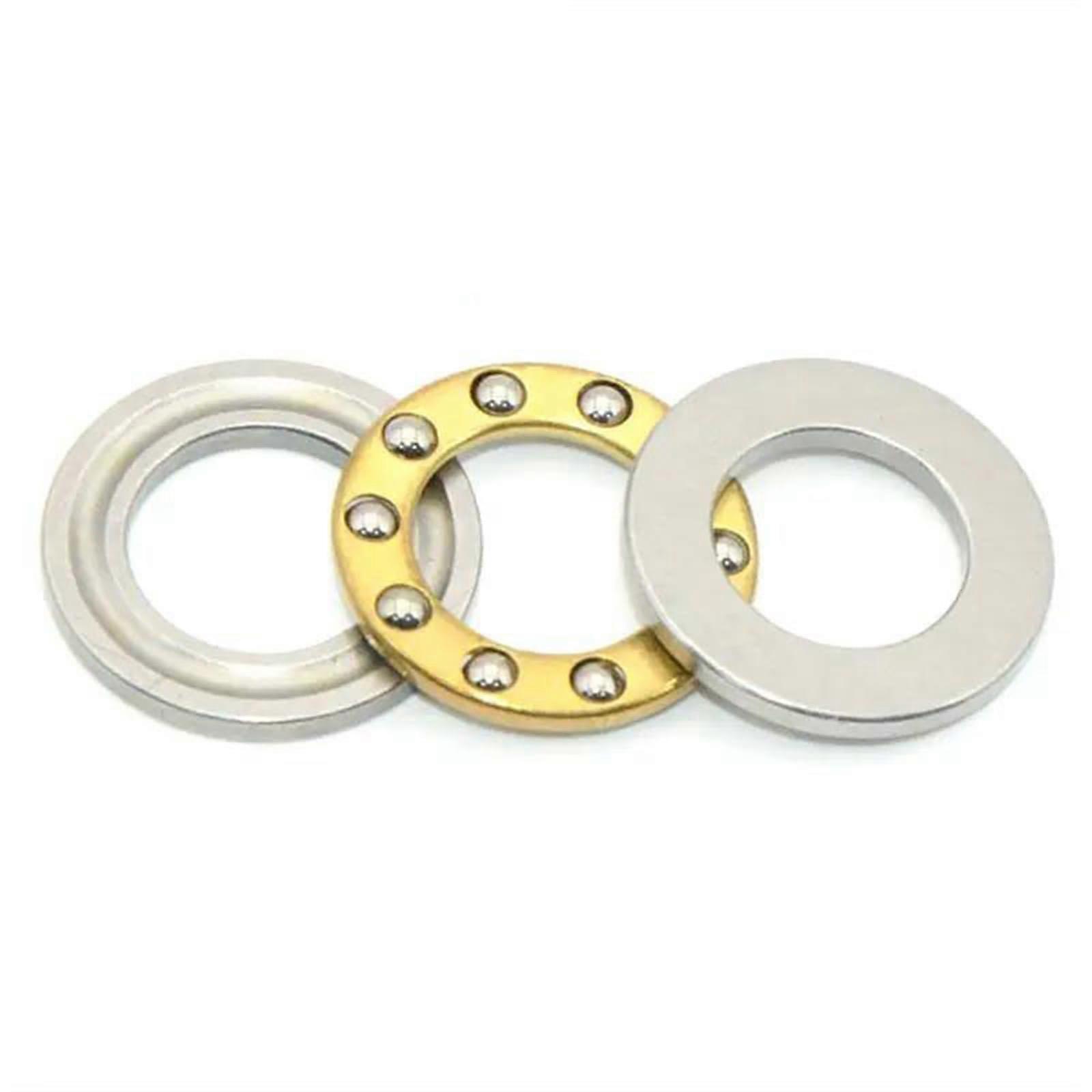 10Pcs Plane Axial Thrust Ball Bearings 3 In 1 F26 F2.56 F38 F49 F410 F510 F512 F612 F614 F713 F816 F1018 F1221M,10pcs,F819M F819M 10pcs