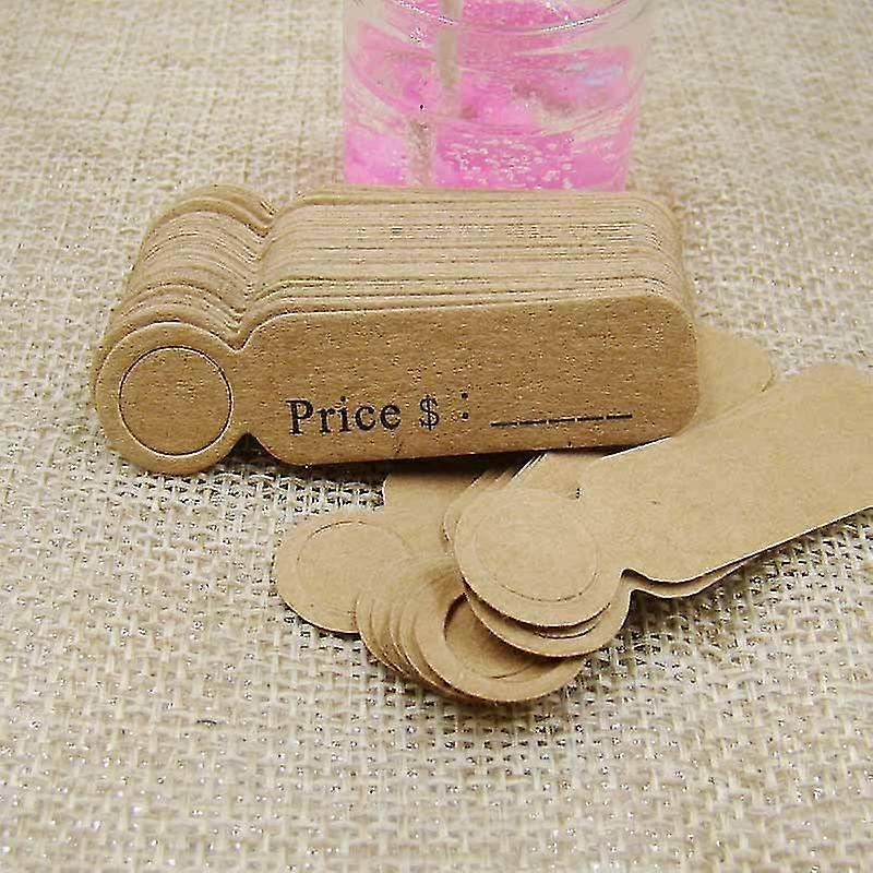 Blank Price Tags with 100 Packs Display Labels Writable Tags for Tagging