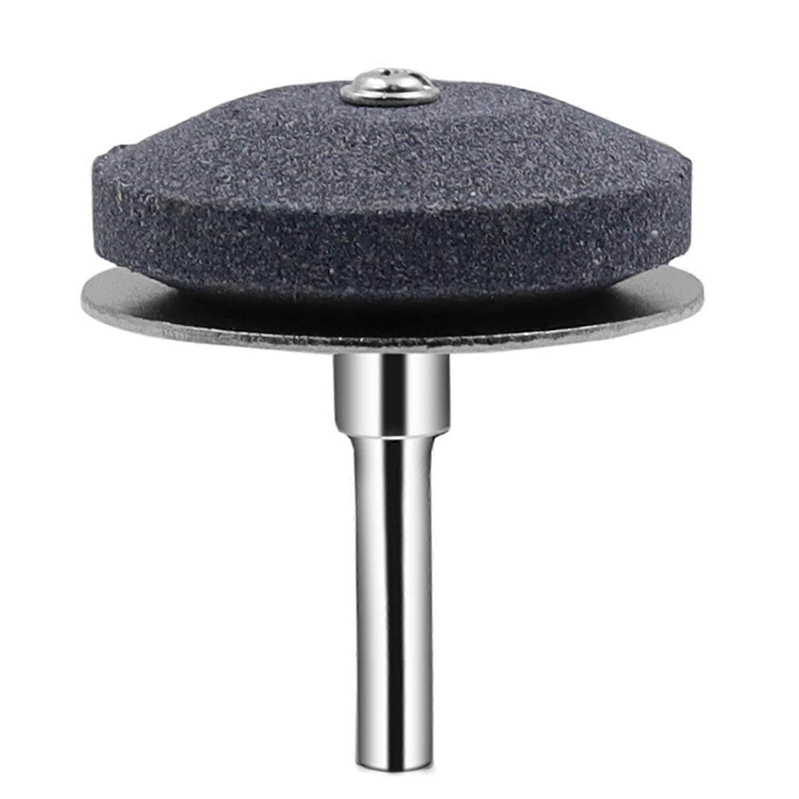 Lawn Mower Sharpener Universal Grinder Wheel Stone 1/4 Inch Shank Silver for Power Hand Tools