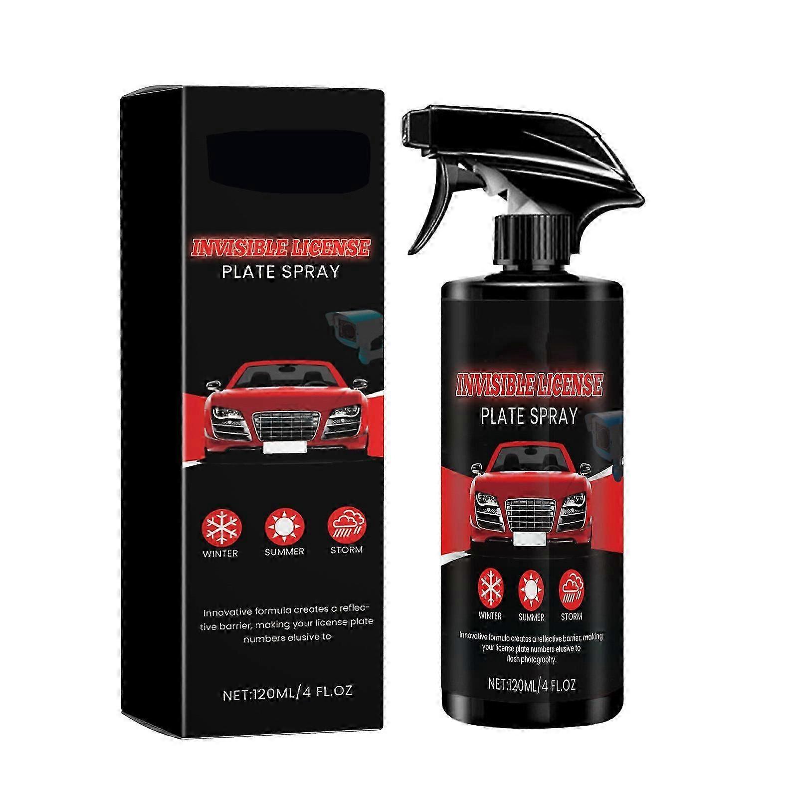 Advanced Reflective Automotive Shield Clear Coating Sprayer Suitable for License Plates Protects Against Cameras Weather
