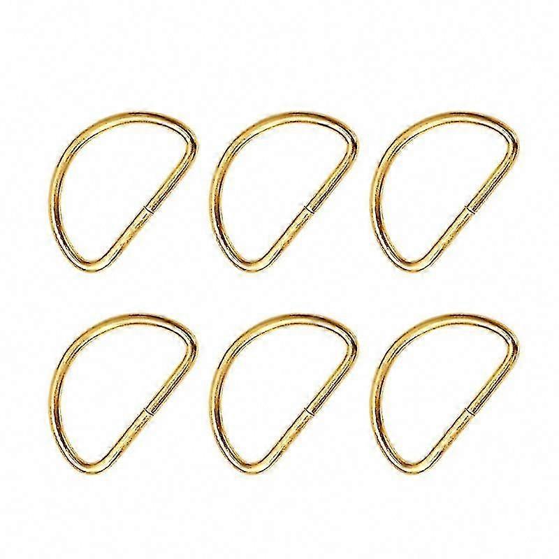 New 20pcs Semi-Circular D Ring for Crafts and DIY Projects