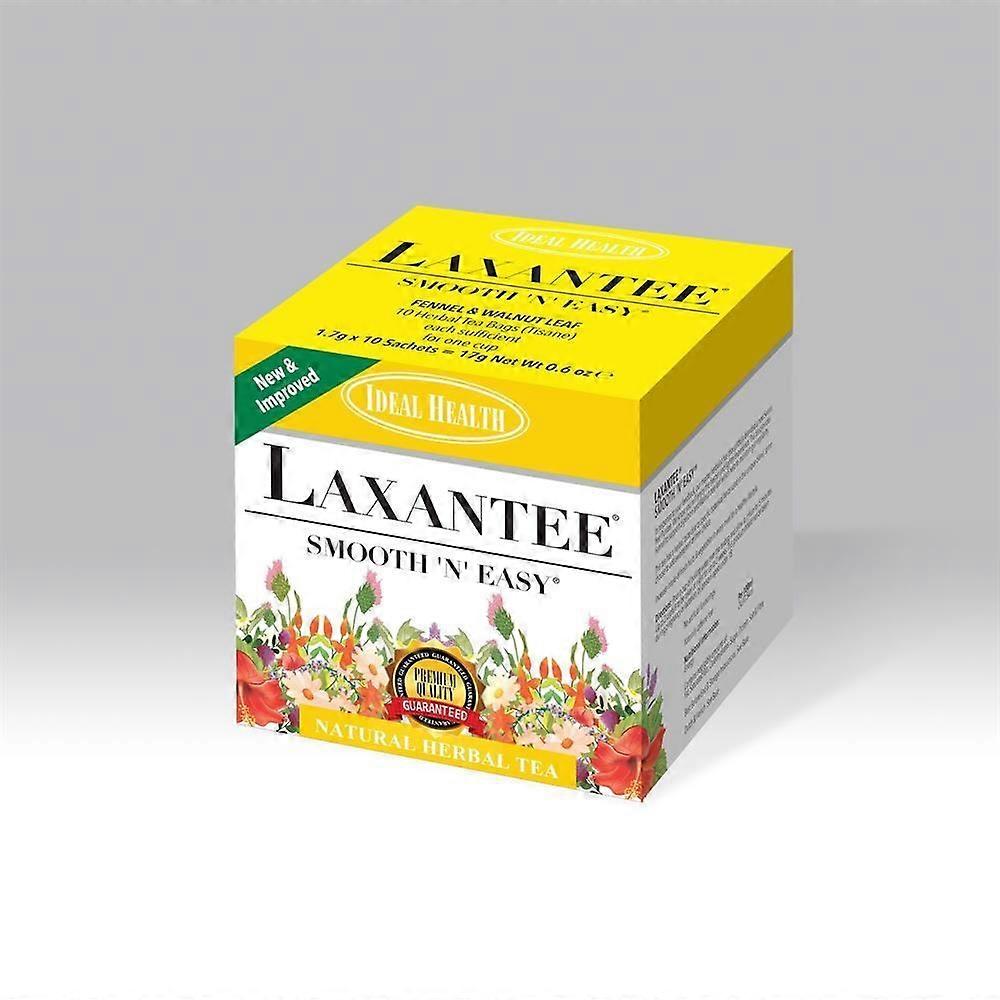 Ideal Health LAXANTEE - NEW & IMPROVED 10 Tea Bags - 2 Pack