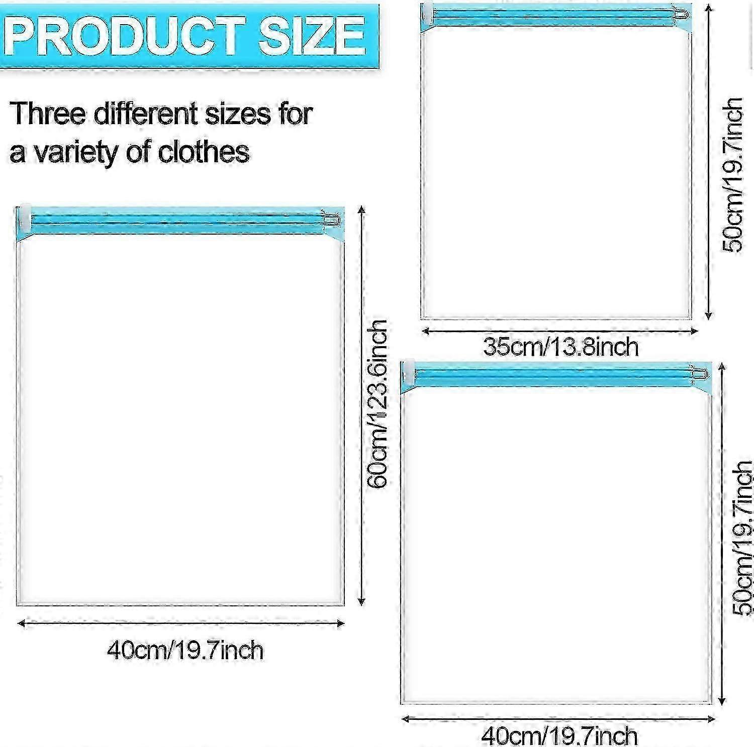 トラベルスペースセーバーバッグ - バルクラゲッジや衣類用の24パックローリングコンプレッションバッグ。XLバッグ8個付属