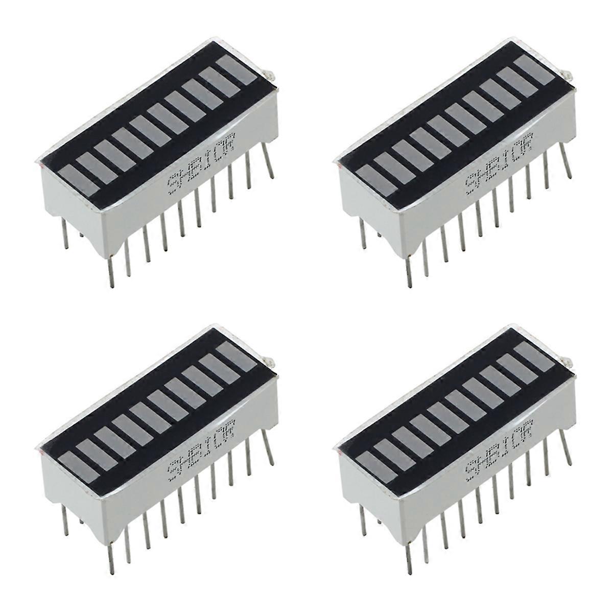 4X 10 Segment Red LED Bar-Graph Display
