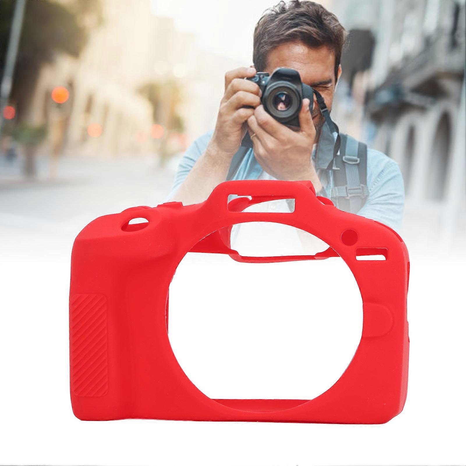 Soft Silicone Protective Case for R100 Camera 12x9x5cm Red