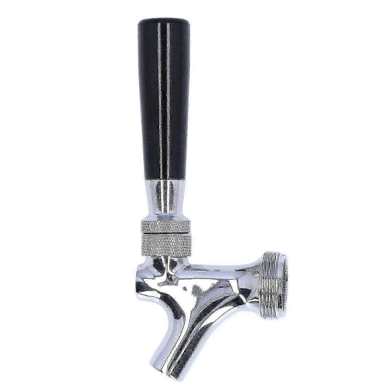 Øltappkran 304 rustfritt stål tilbehørsutskiftning for barrestaurant sølv