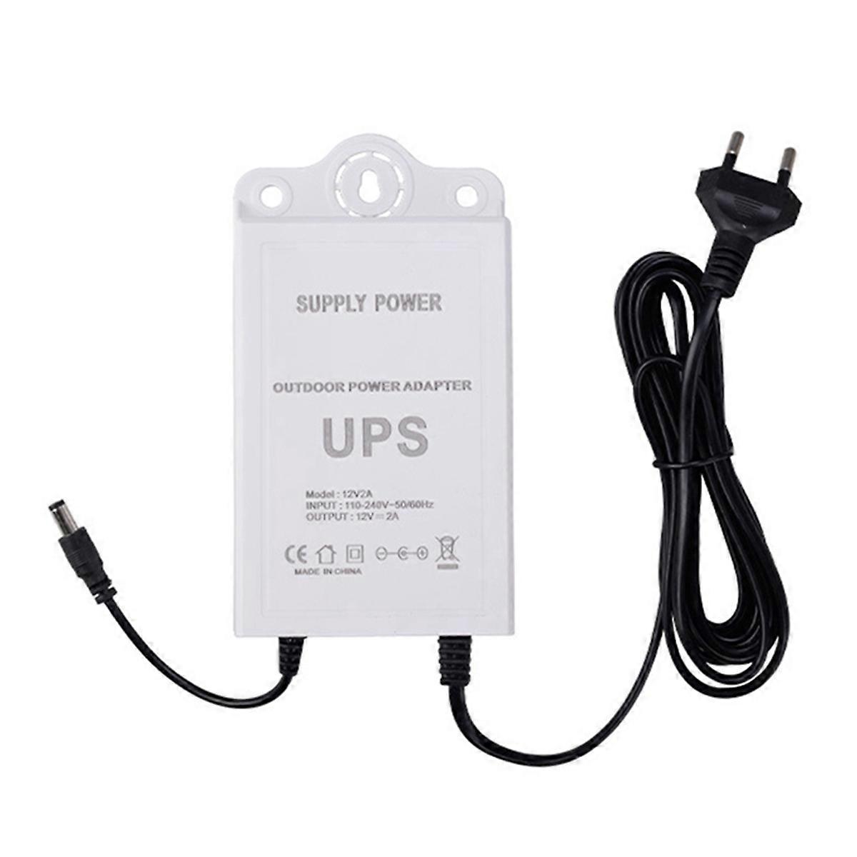 12V-2A Uninterruptible Power Supply for WiFi Modem Router Security Camera Mini UPS Battery Backup Protector EU PLUG