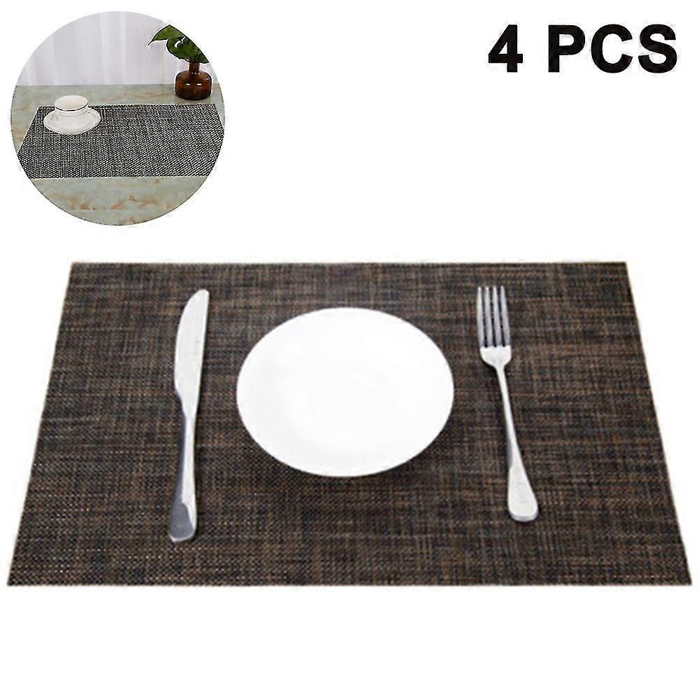 Place Mats Table Runner, Non-slip Washable Heat-resistant Mats