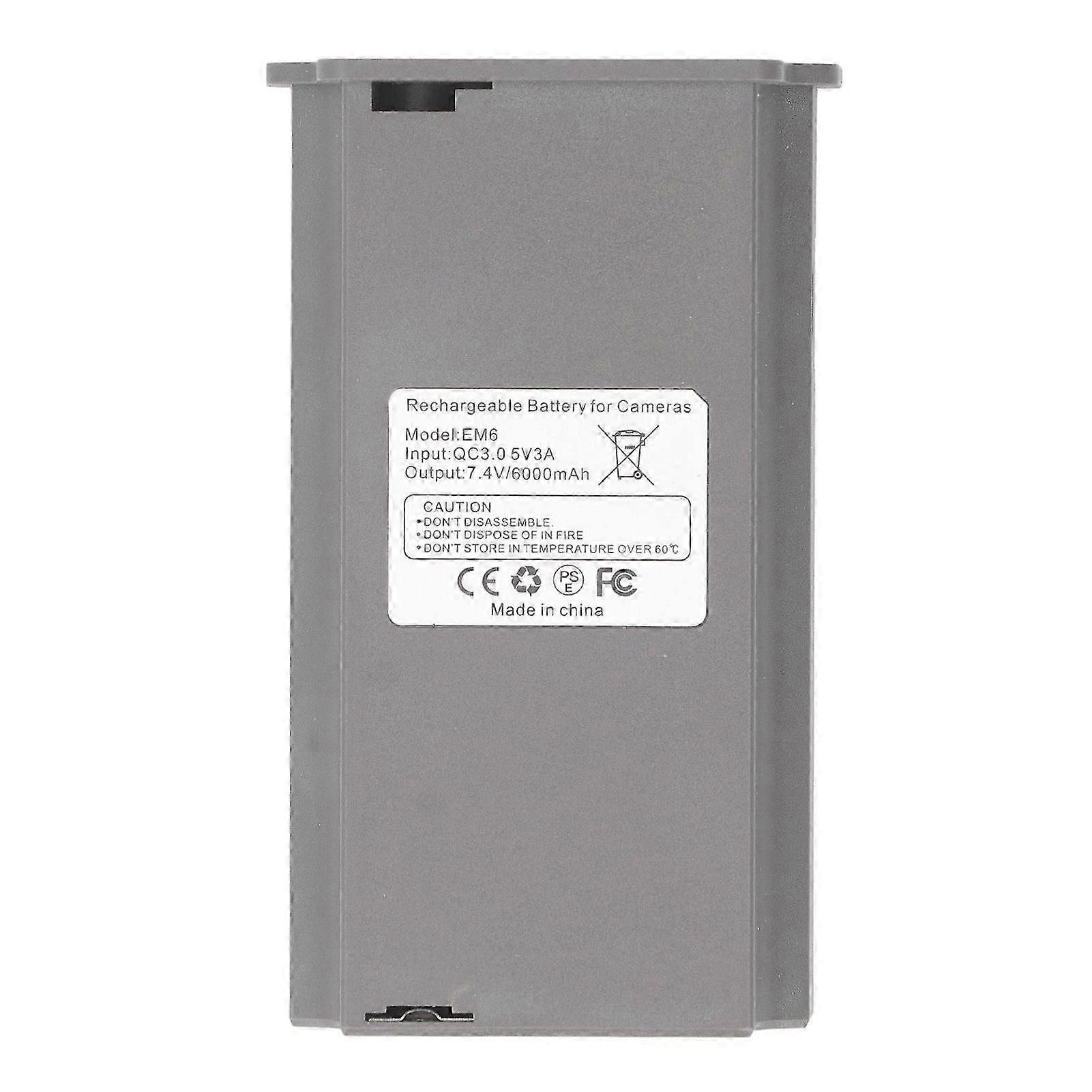 Trail Camera Battery Pack 6000mAh Cellular Trail Camera Rechargeable Lithium Battery for Tactacam Reveal Trail X Gen 2.0 X X Pro XB SK