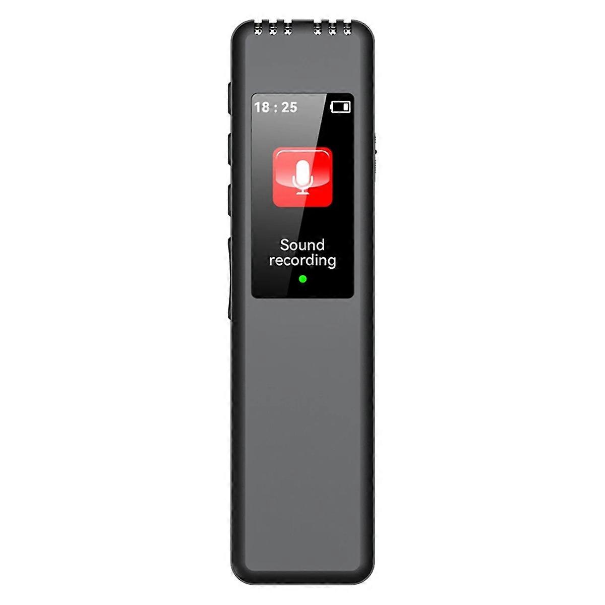 Digital Voice Recorder Support 128G SD Card Portable MP3 Player Recorder with 512Kbps Denoise Recording Work Interview