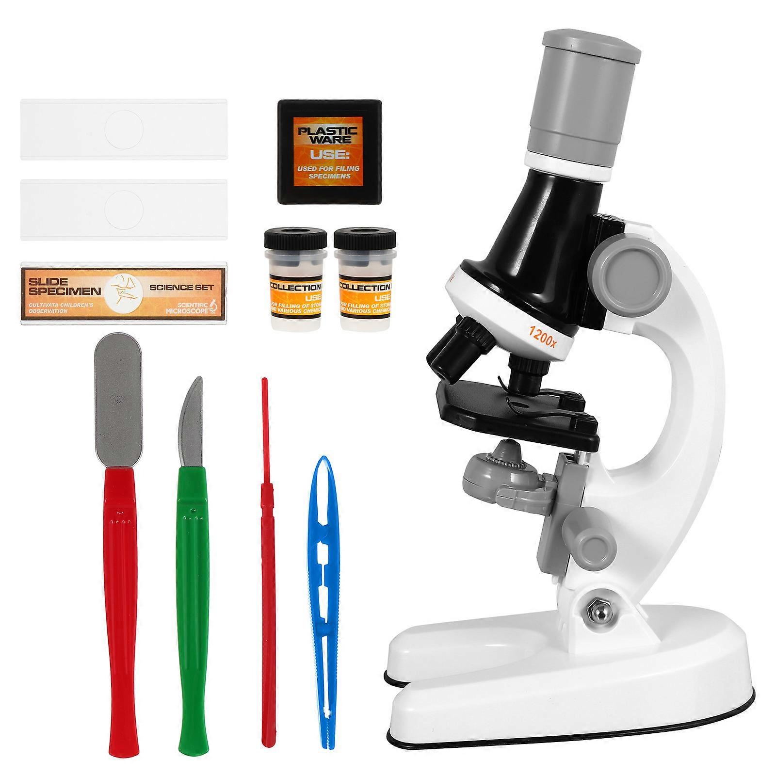 Beginner Microscope Handheld Magnification Tool Designed For Students School Experiments 22x12cm 1 Set