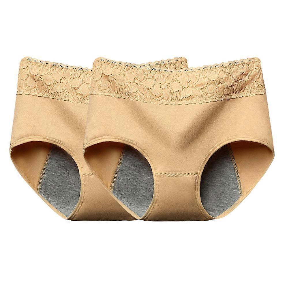 Menstrual Underwear Leakproof Health Seamless Briefs Function 2Pcs