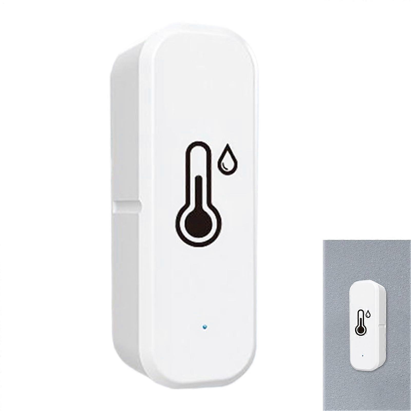 WiFi Smart Temperature Sensor, Wireless Hygrometer, Remote Control, App Alerts, Data Export, Precision, iOS Android