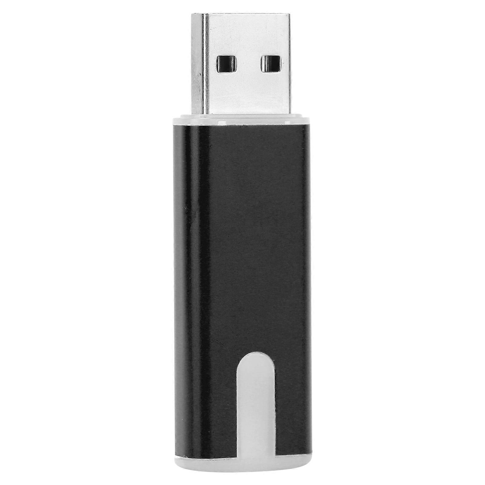 32GB USB2.0 Black USB Flash Drive Portable Storage with Light