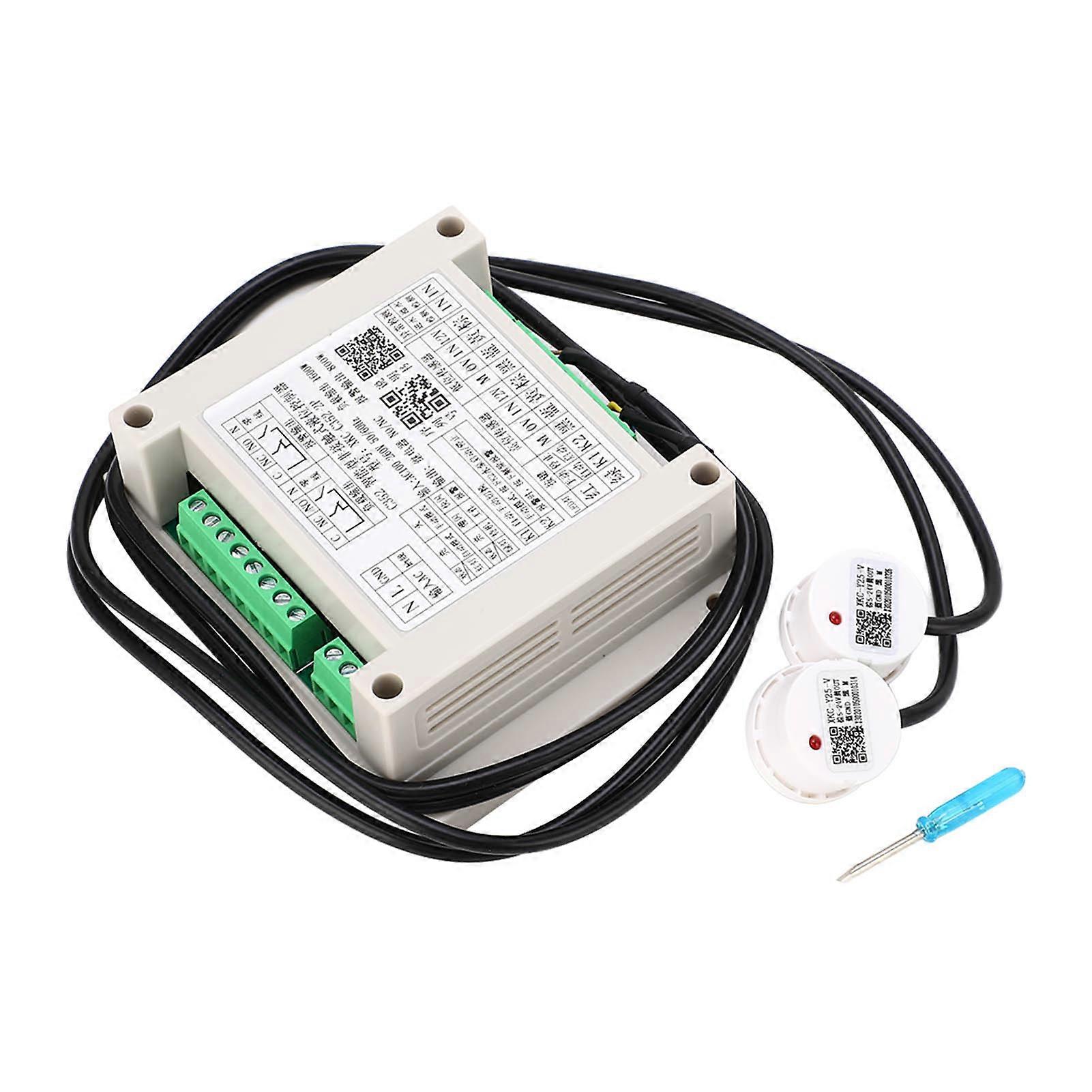 Non-contact liquid level controller, adjustable sensitivity, automatic water level sensor, AC 100-260V