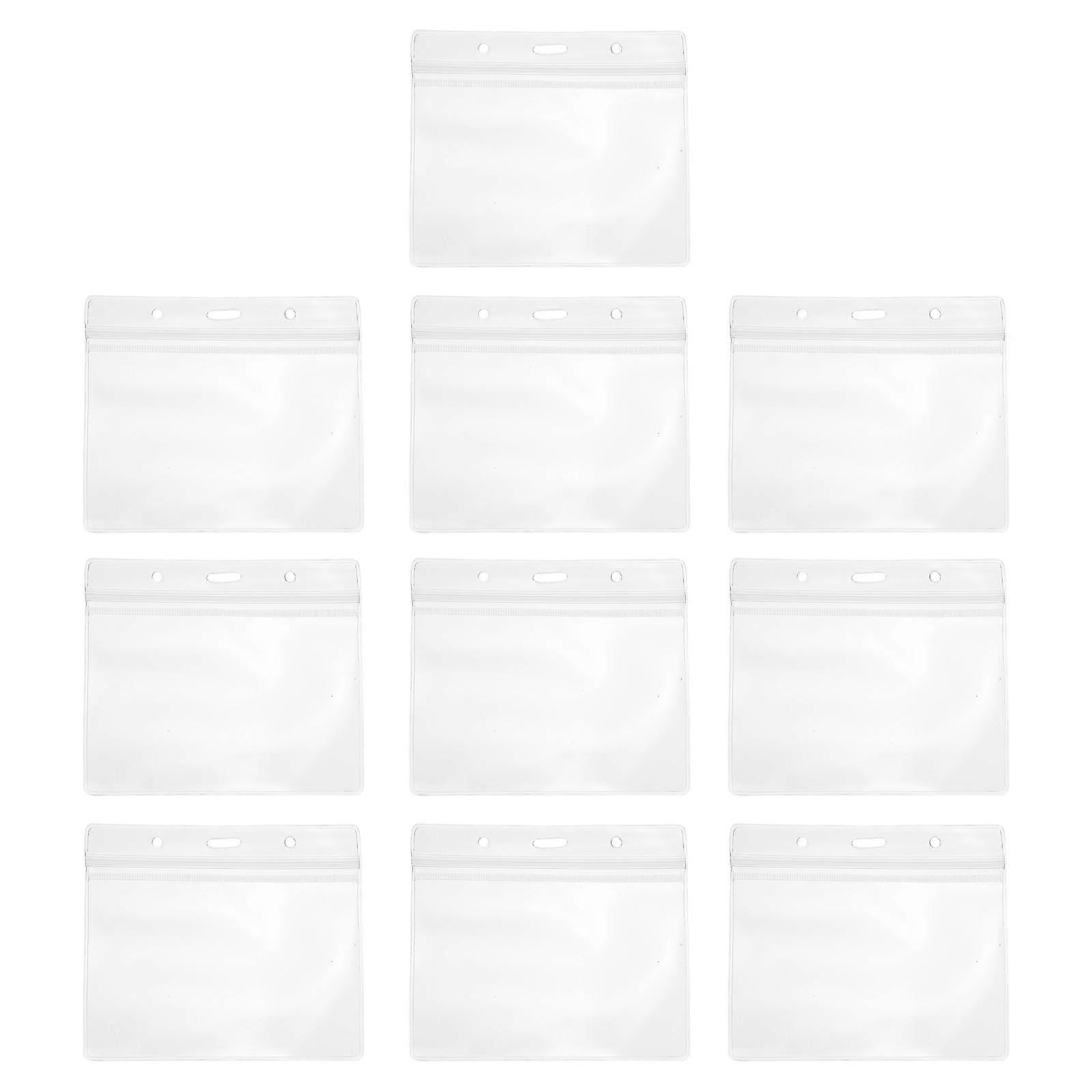Card Protector Transparent Id Holder for Protection 10Pcs