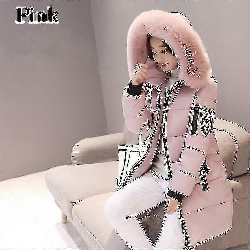 Kvinnors vinter varm jacka med bomullsvaddering för vinterdagar