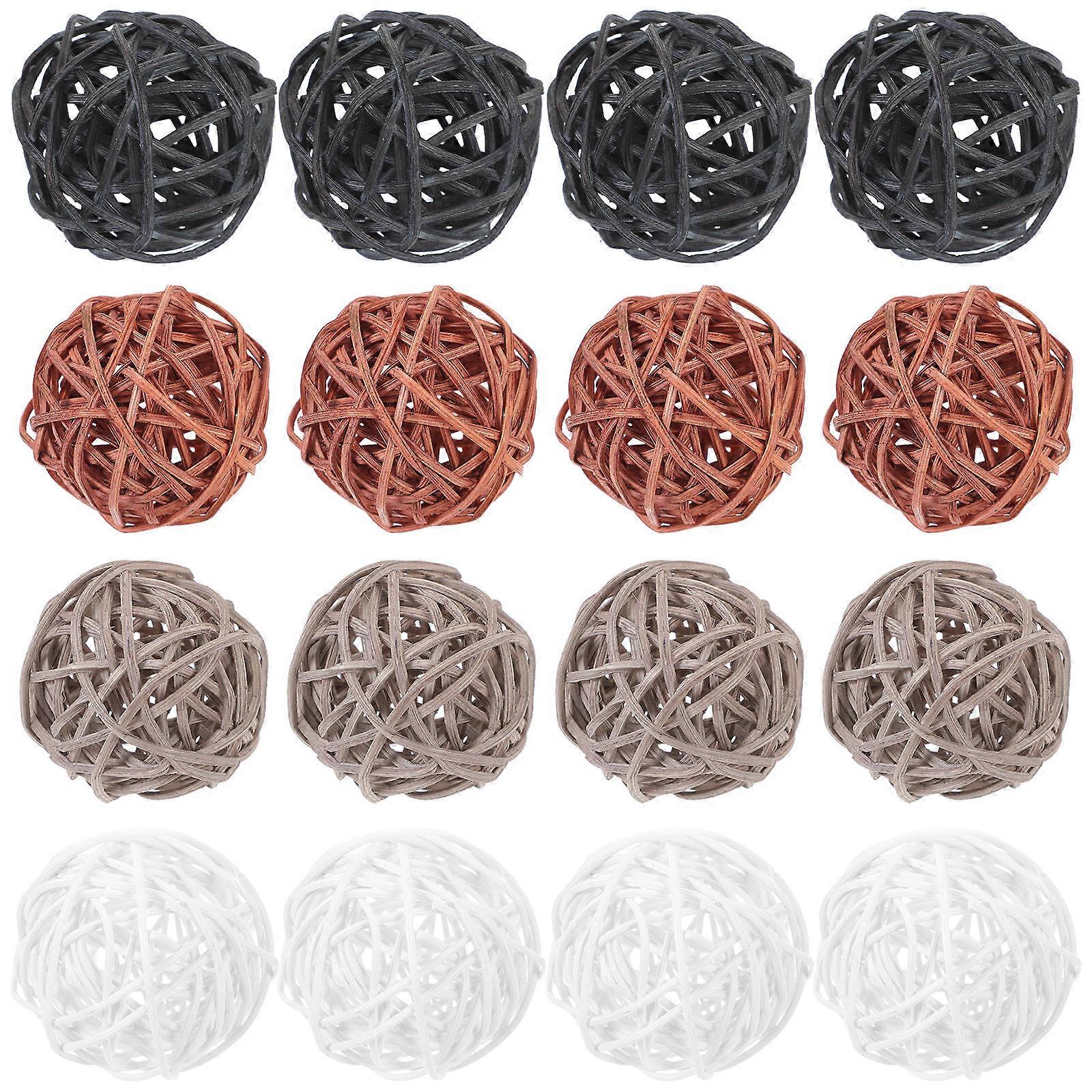 Decorative Rattan Balls for DIY Crafts Wedding Use 100Pcs