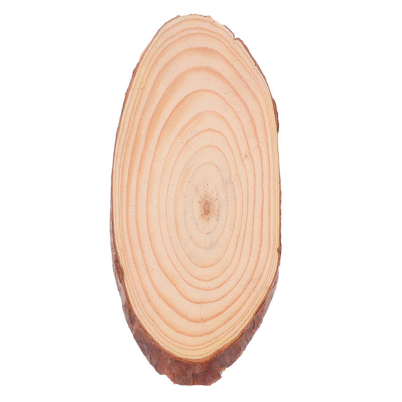 DIY Wooden Oval Cutout for Table Centerpiece Decor 5Pcs Unfinished Wood