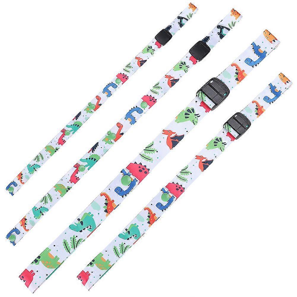 2.5cm Baby Feeding Bottle Cup Adjustable Strap Holder Stroller Toy Sippy Leash Tether(Dinosaur)