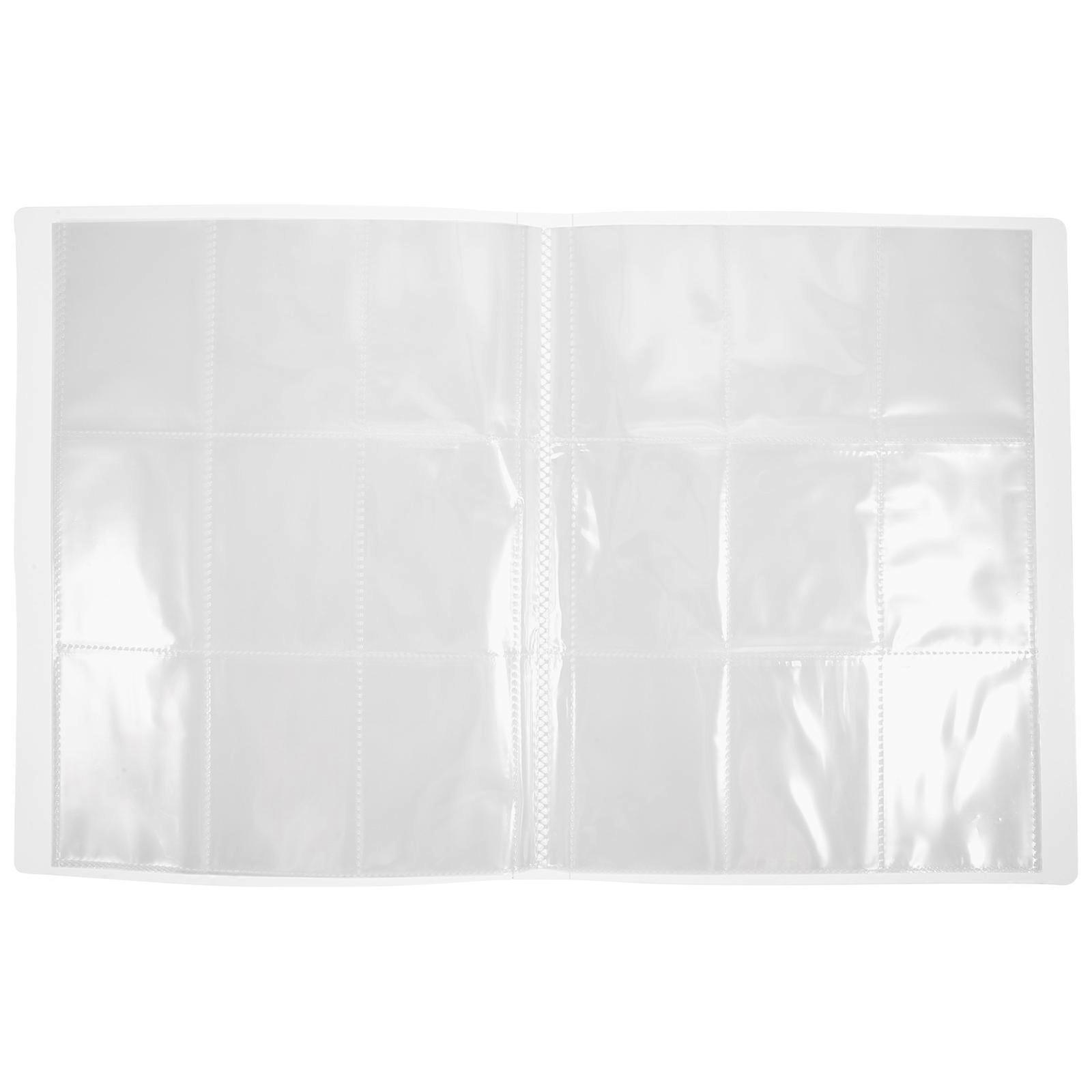 Jewelry Storage Album Transparent Organizer for Travel Usage Made of Pvc White Featuring Waterproof Protection 1Pack