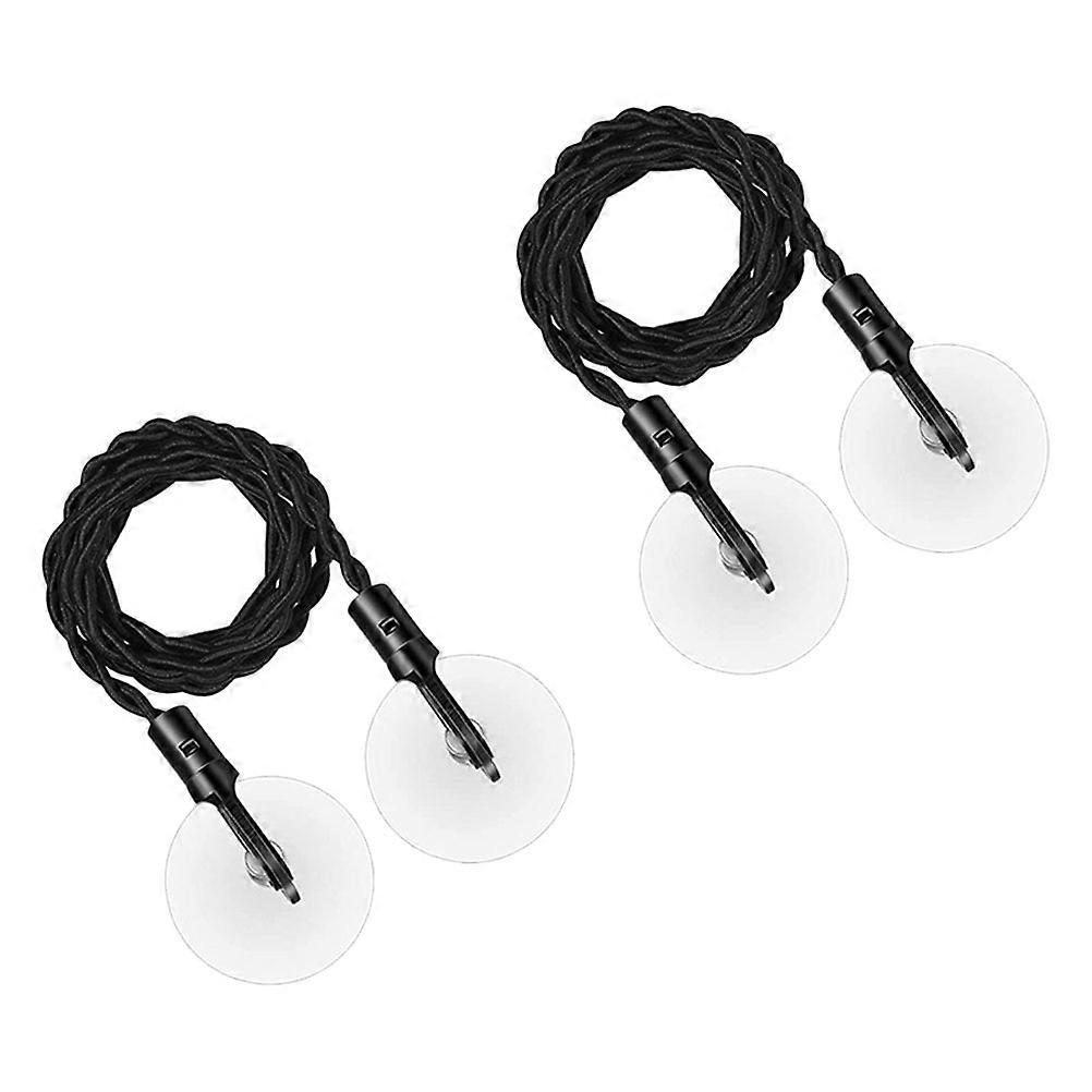 Retractable Clothesline Portable Telescopic Clothes Line for Camping 2Pcs