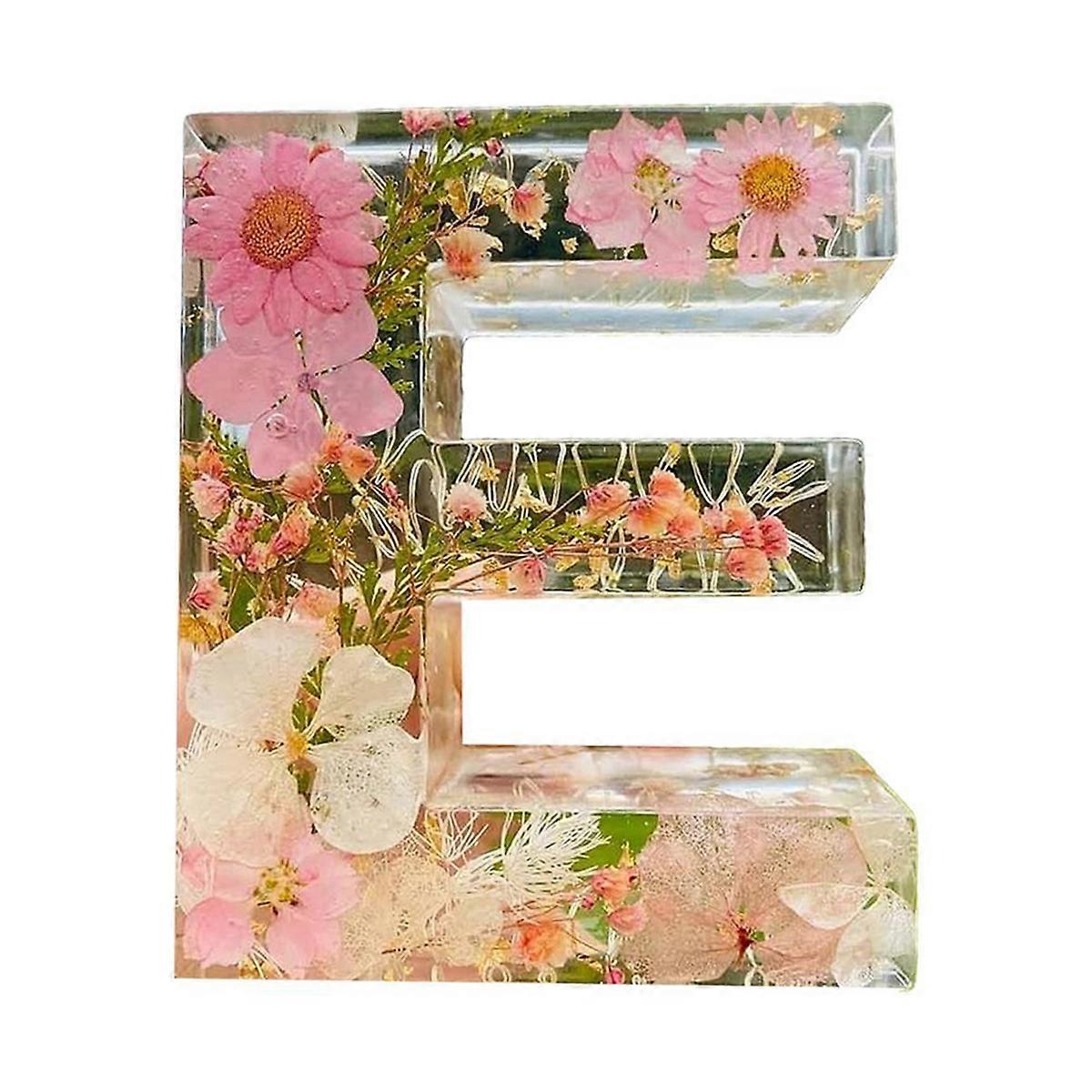 Letters Floral Night Light CreativeDried Flower LED Ambient Lights E