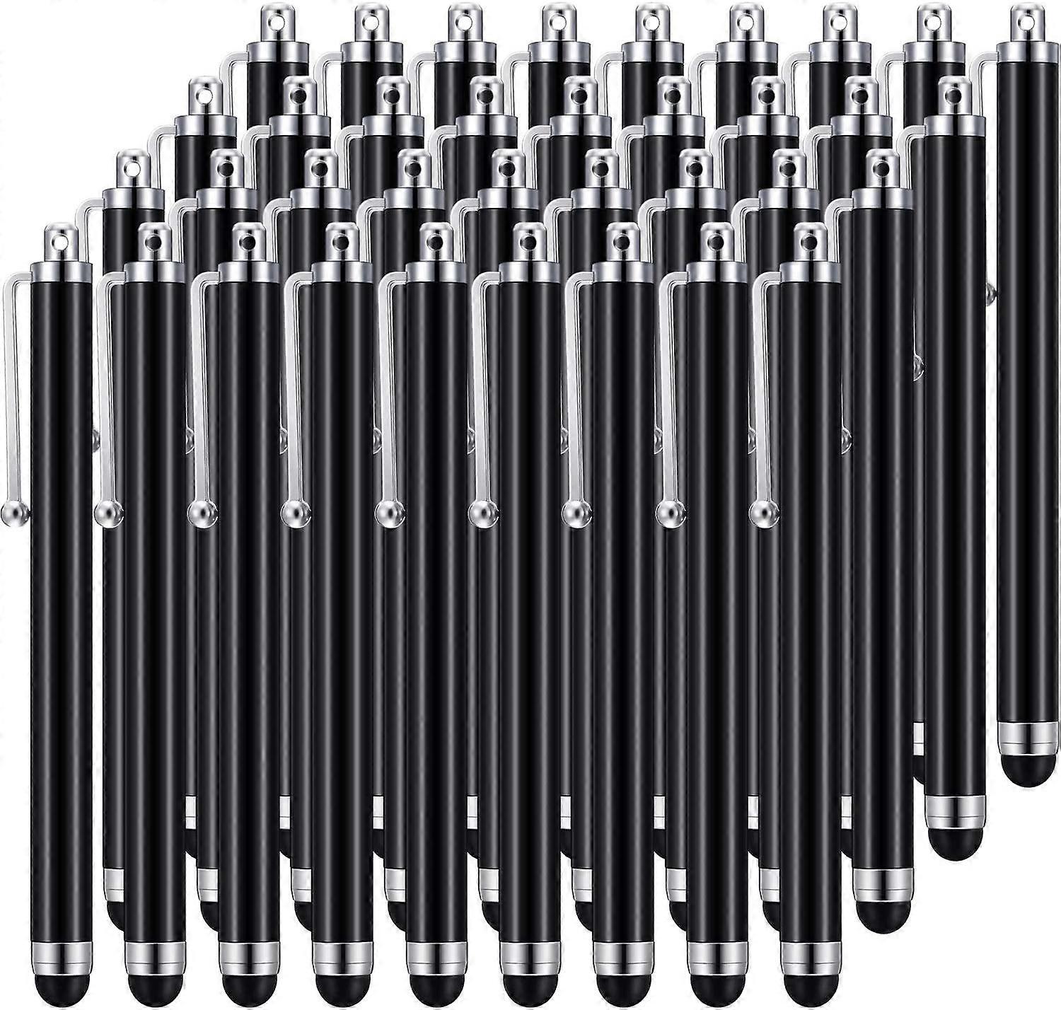 Stylus Pen Set of 36 for Universal Touch Screens, Compatible with iPhone iPad Tablets (Black)