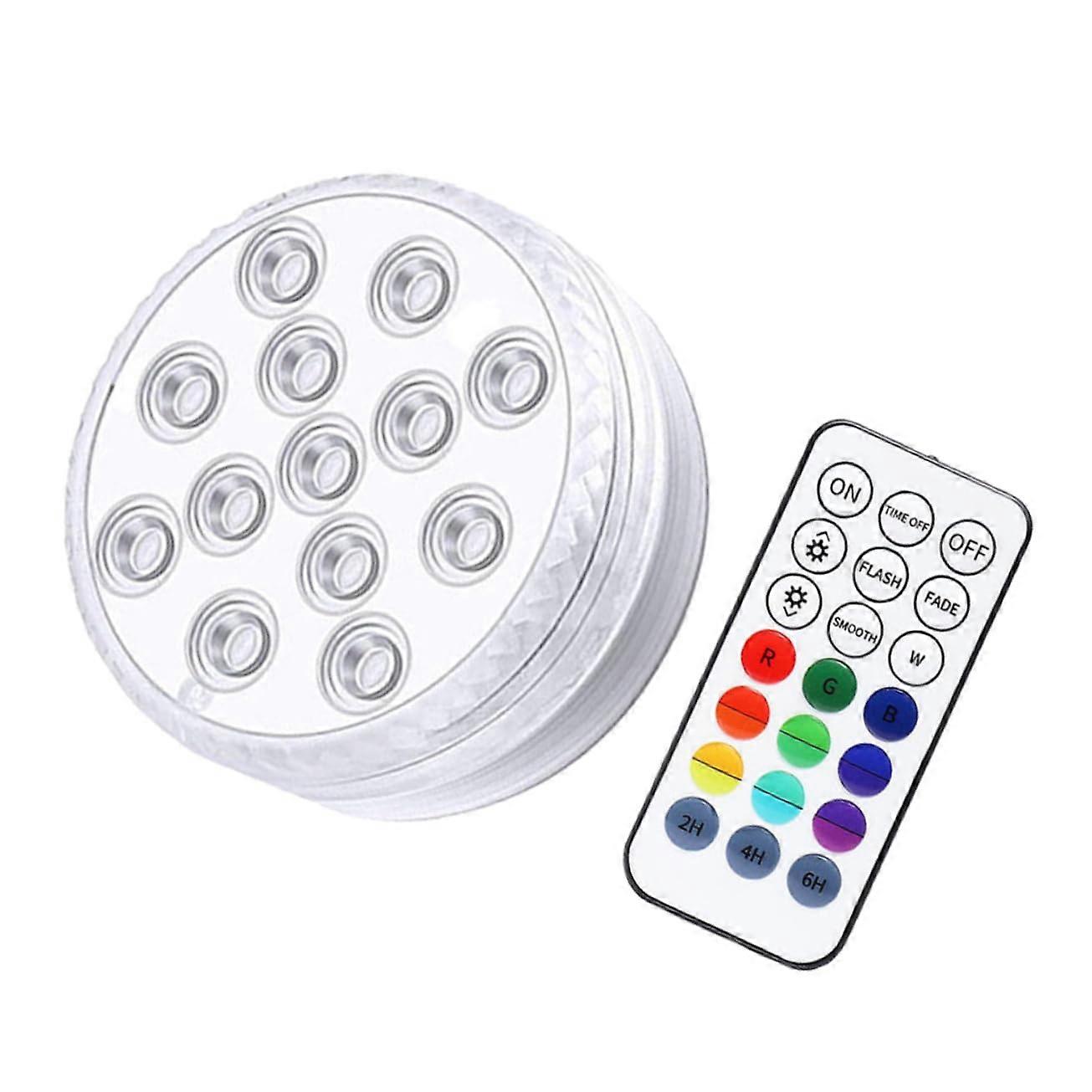 LED Submersible Pool Light Remote-Controlled Underwater Lamp For Pools And Fish Tanks Landscape Decoration