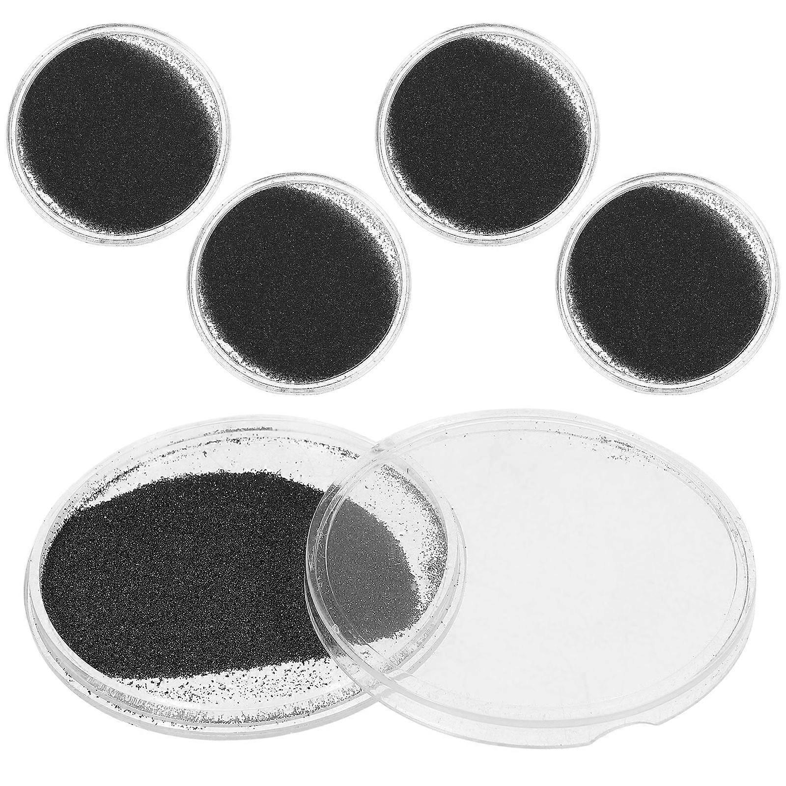 Iron Powder Teaching Magnet for Science Field Demonstration 5Pcs Kit