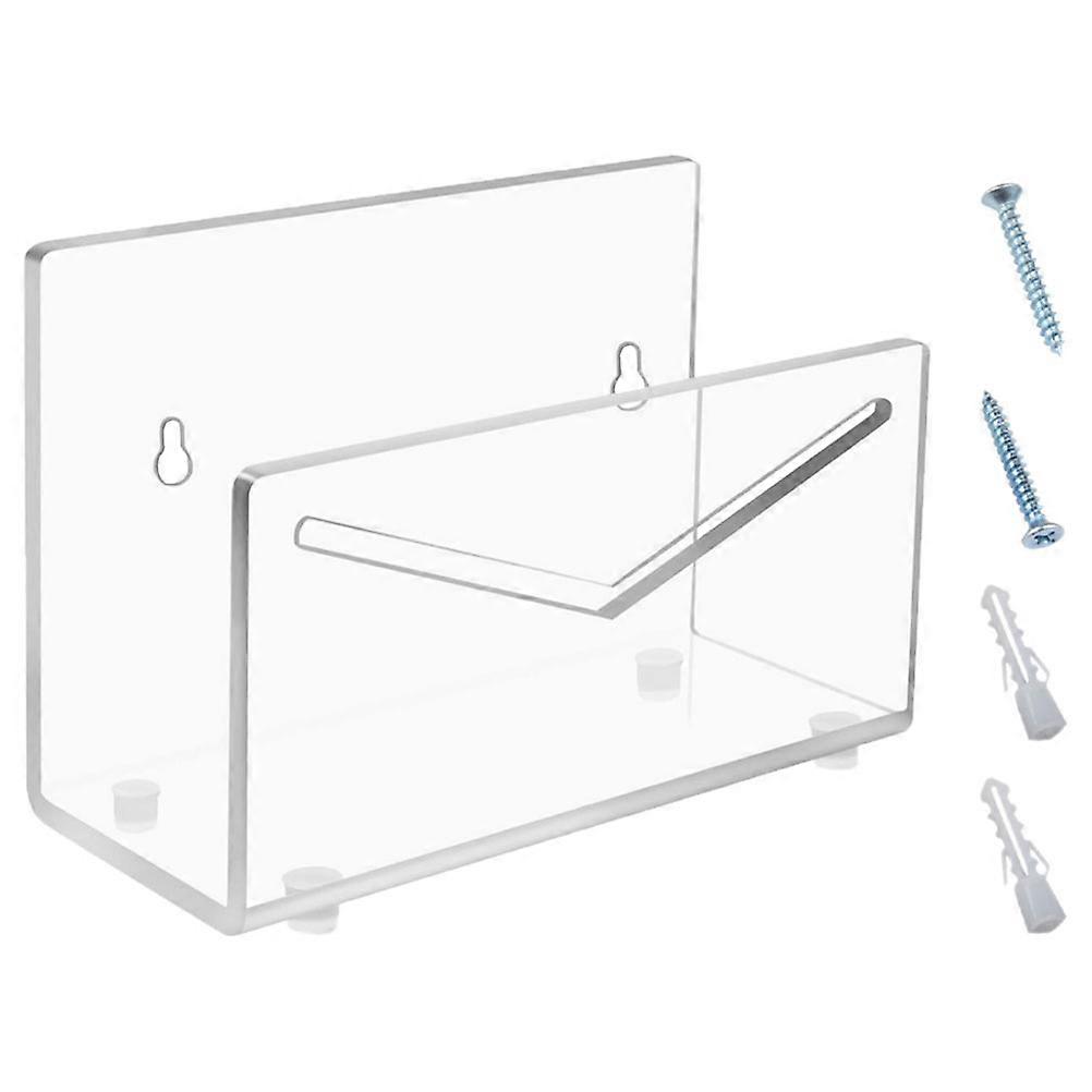 Clear Acrylic Mail Holder for Office Desk Letter Sorting 3Sets Stand