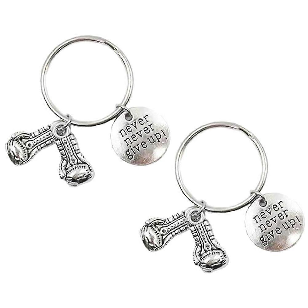 Silver Creative Zinc Alloy Bag Pendants Multipurpose Key Chains 8Pcs