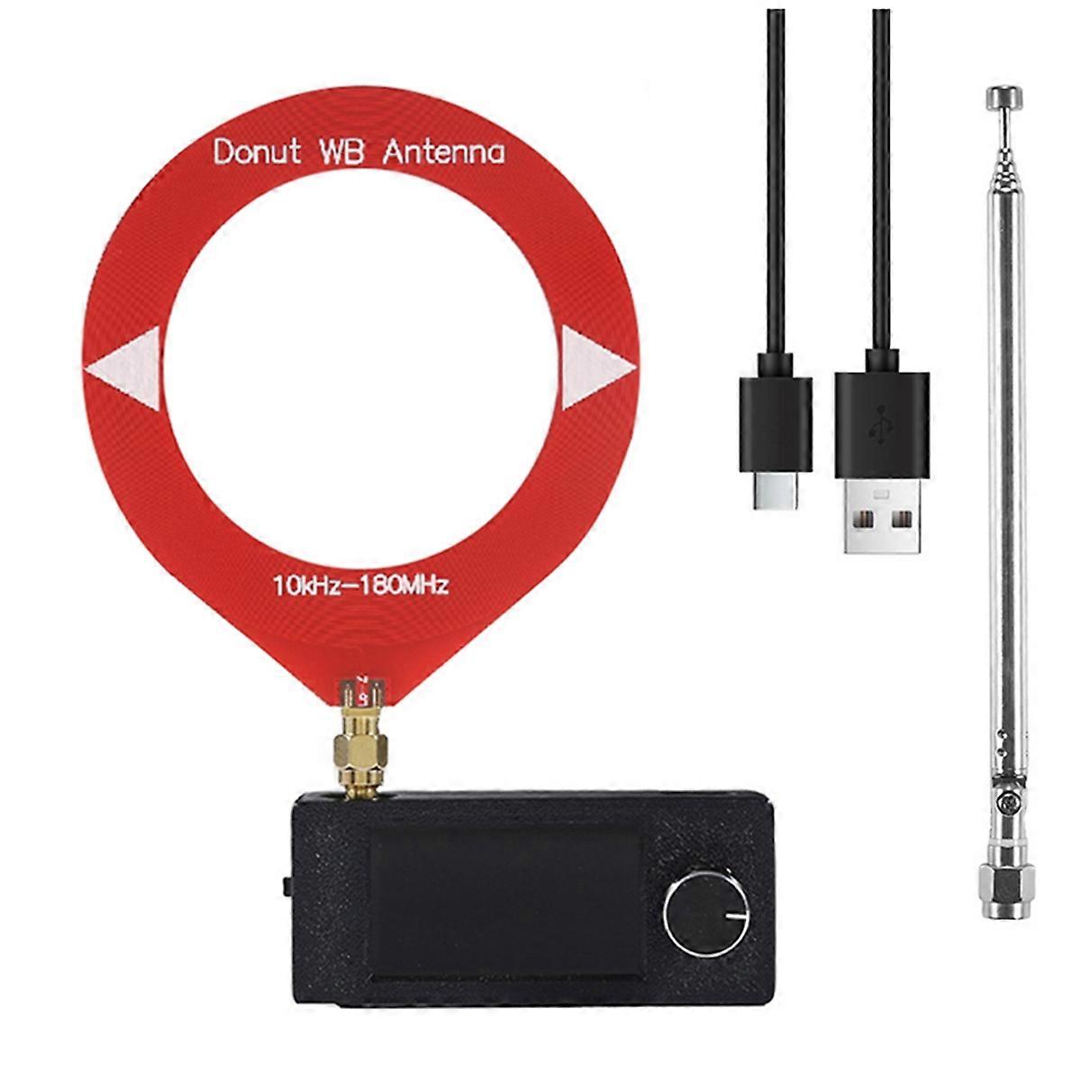 Mini SI4732 Radio FM/AM/LSB/USB Radio 10khz-180 Mhz HF SW MW VHF Portable Radio with 1.9inch IPS Scr
