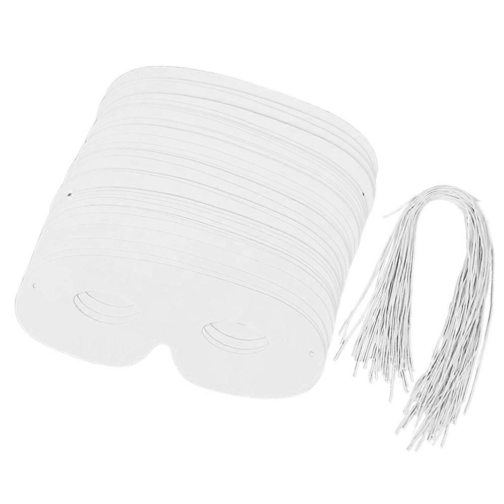 Blank Paper Masks for Cosplay Party DIY Craft Masks 240Pcs