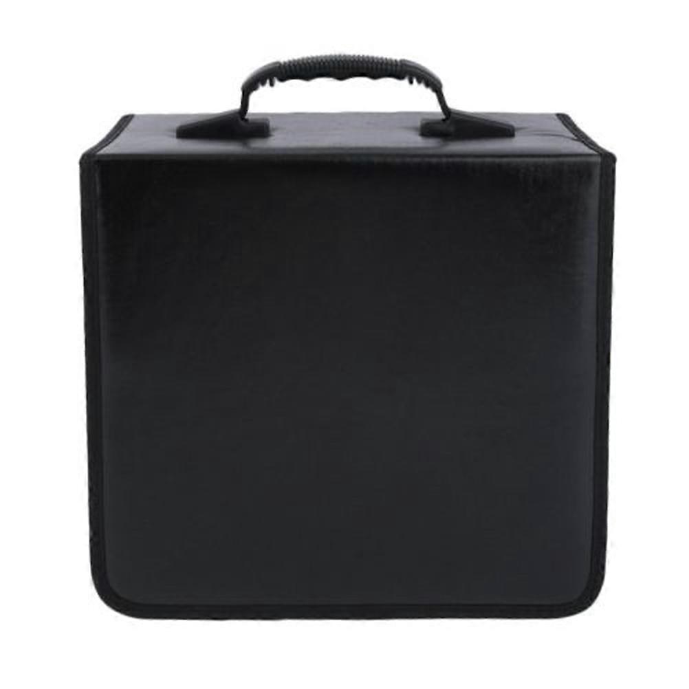 Black Portable CD DVD Wallet Holder Album Organizer For Users With Storage Needs 1Pack