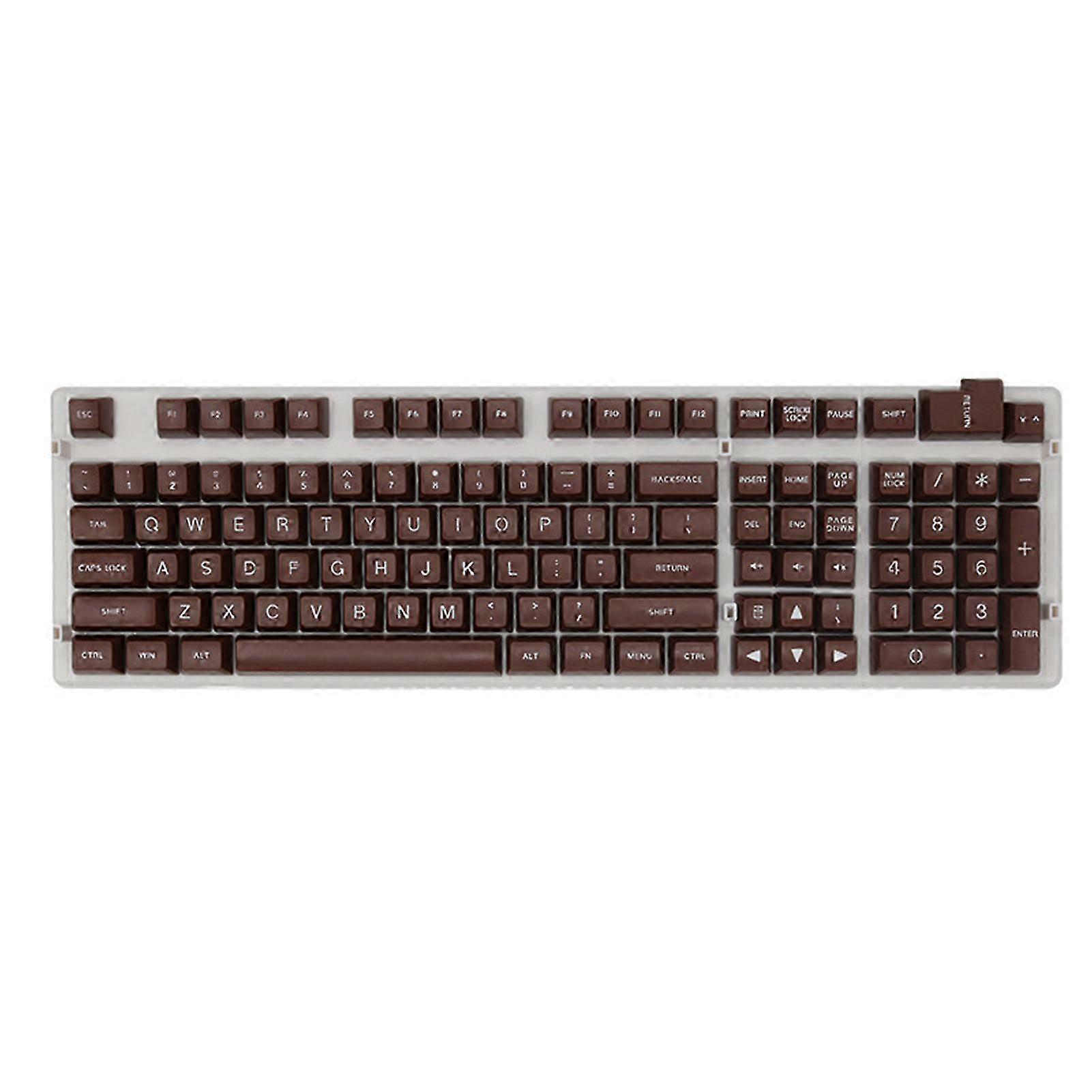 108Pcs Lightproof ABS Key Caps Replacement Accessories for Mechanical Keyboard 2025